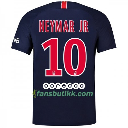 Fotballdrakt Paris Saint-Germain Neymar Jr 10 Hjemmetrøye 2018-2019 Kortermet